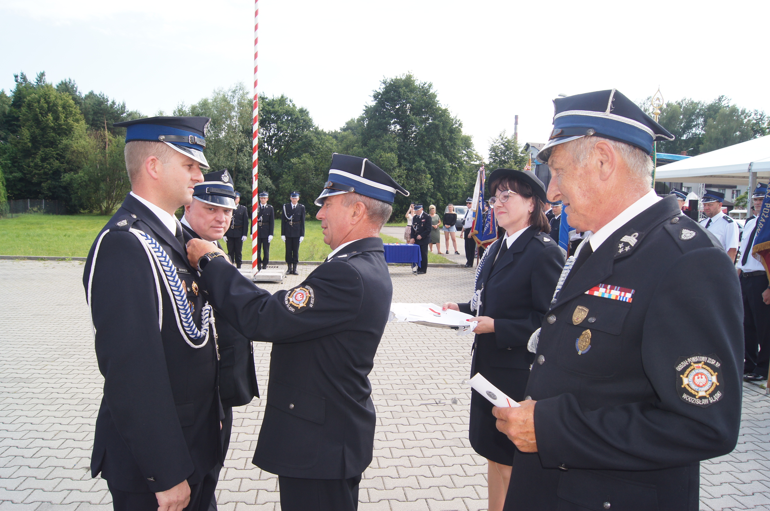 Srebrny Medal za Zasługi dla Pożarnictwa otrzymuje druh Marcin Macha