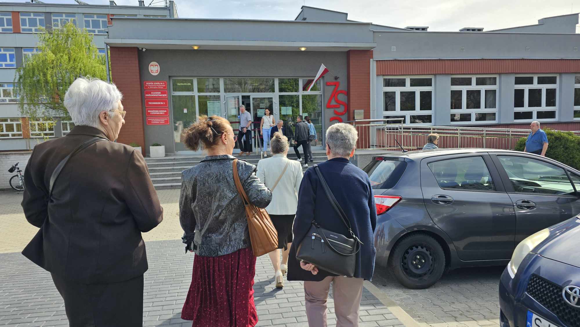Dwa lokale wyborcze znajdowały się w ZS Nr 2 im. W. Korfantego w Jastrzębiu-Zdroju. Fot. KaBa