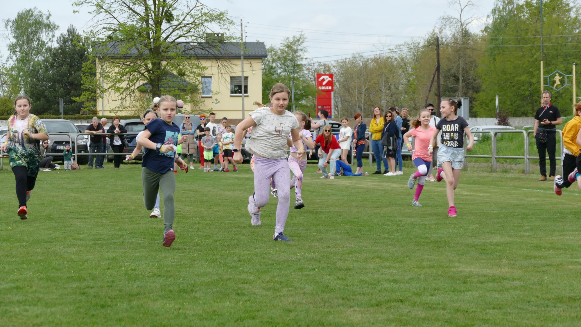 Nowością w tym roku był bieg dla dzieci. Do udziału zgłosiło się ponad 50 młodych biegaczy